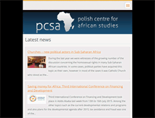 Tablet Screenshot of pcas.org.pl